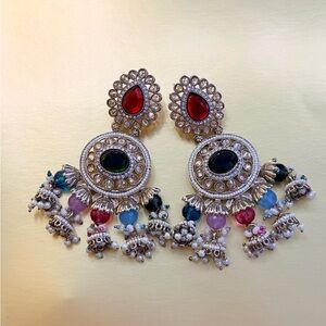 Elegant Multicolor Statement Earrings